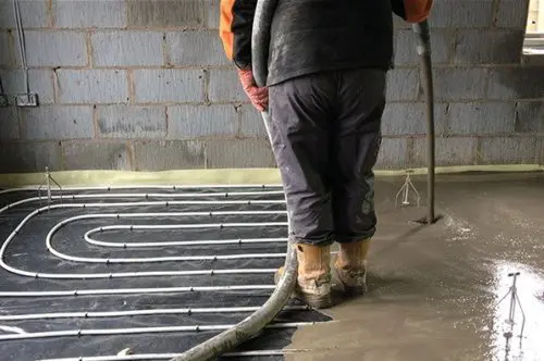 screed underfloor heating system