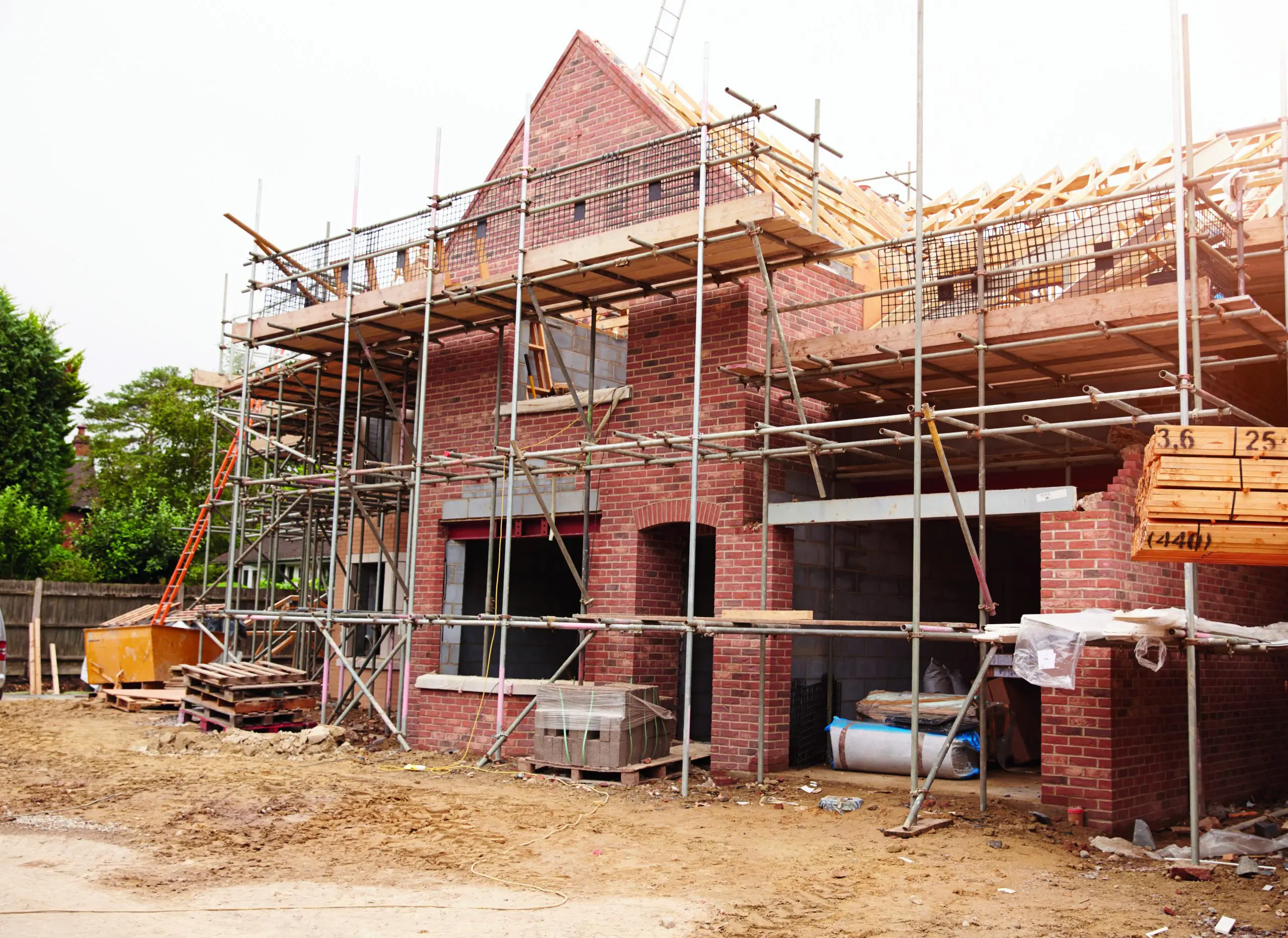 new build home with underfloor heating