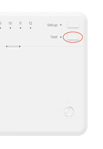 Wunda Connection Box test button