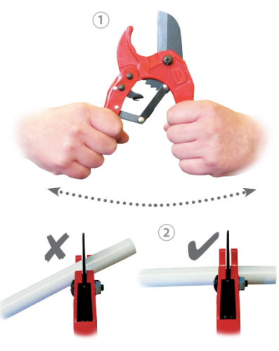 wunda pipe cutter operating diagram
