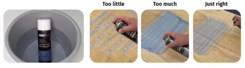 Correct wunda adhesive preparation