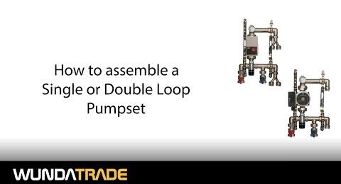 video how to assemble a single loop or double loop pumpset