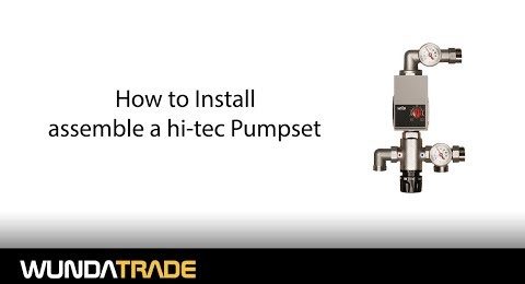 how to install and assemble a hi-tec pumpset in video link