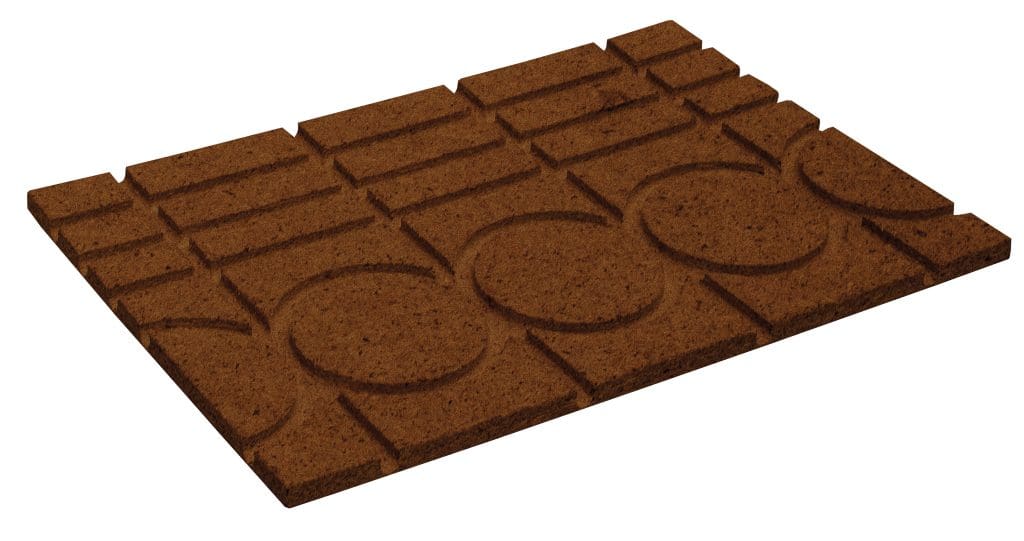 A computer rendering of a universal acoustic end panel for an UHF system