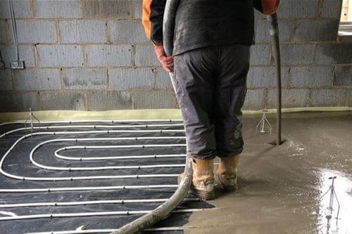 screed underfloor heating system